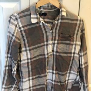 GAP plaid long sleeve shirt